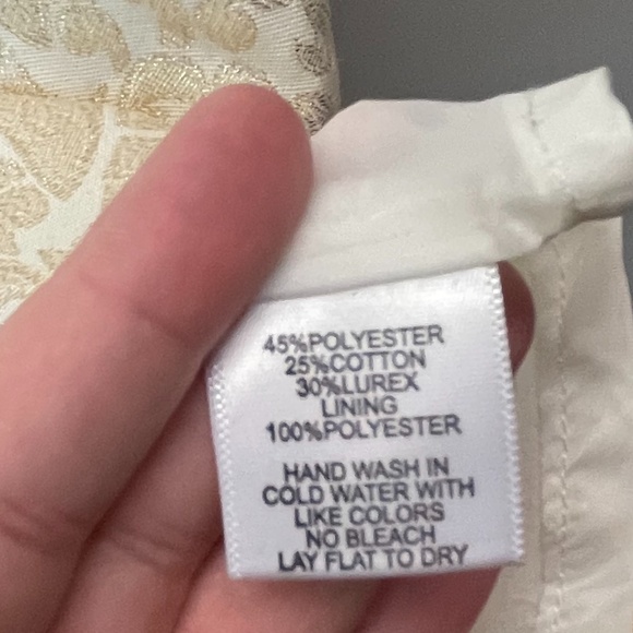 NWOT Gibson Gold dress - Picture 3 of 6